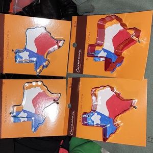 4 Texas cookie cutters